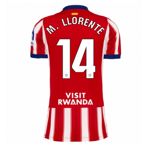 Billige Fotballdrakt Atletico Madrid Marcos Llorente #14 Replika Hjemmedrakt Dame 2026-27 Kortermet Billige Fotballdrakt Atletico Madrid Marcos Llorente #14 Replika Hjemmedrakt Dame 2026-27 Kortermet